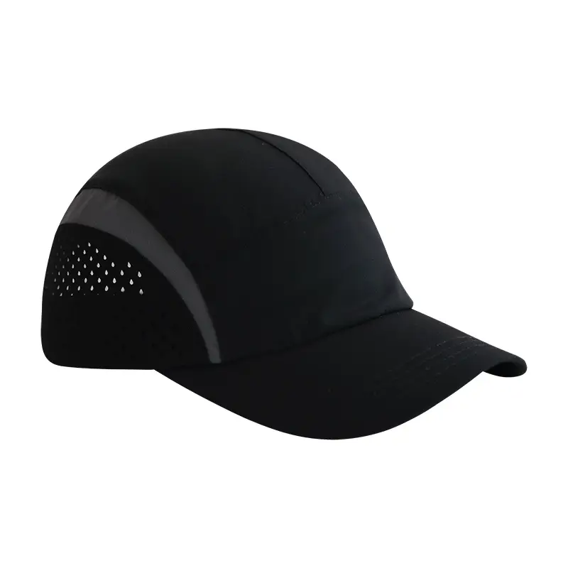 Men's Stubble Cap Grey Breathable Sports Hat - Image 8