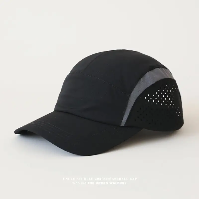 Men's Stubble Cap Grey Breathable Sports Hat — feature 14