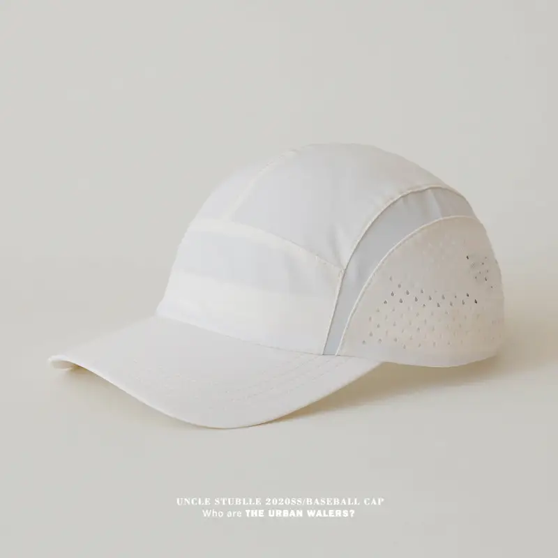 Men's Stubble Cap Grey Breathable Sports Hat — feature 2