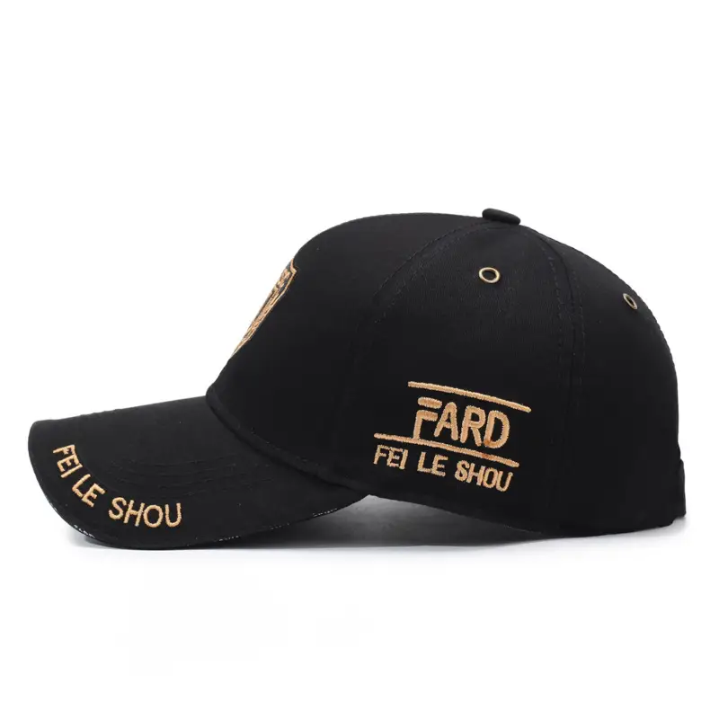 Men's Grey Leather Embroidered Baseball Cap with Fendi Logo - Image 8