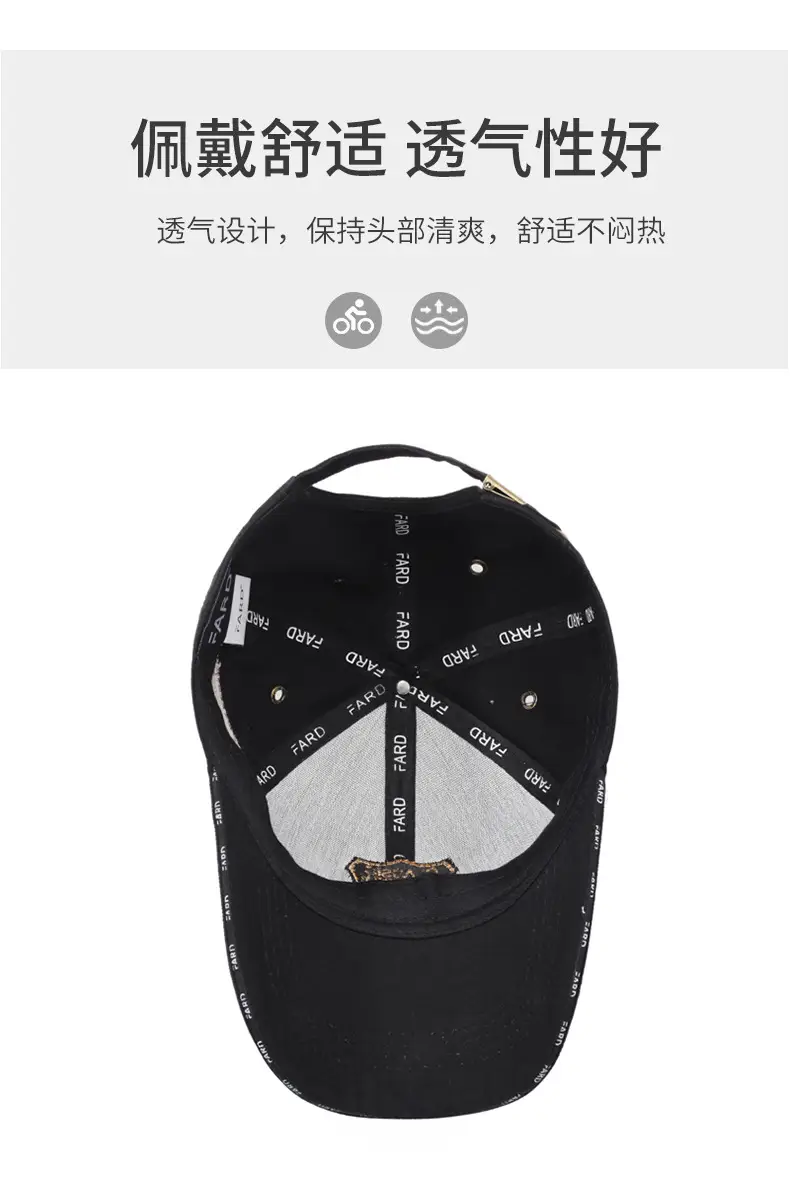 Men's Grey Leather Embroidered Baseball Cap with Fendi Logo — feature 5