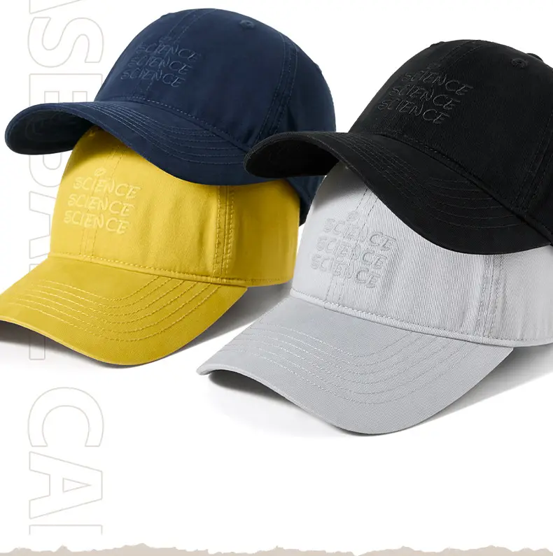 Men Sunscreen Baseball Caps Korean Soft Cotton All Colors — feature 11