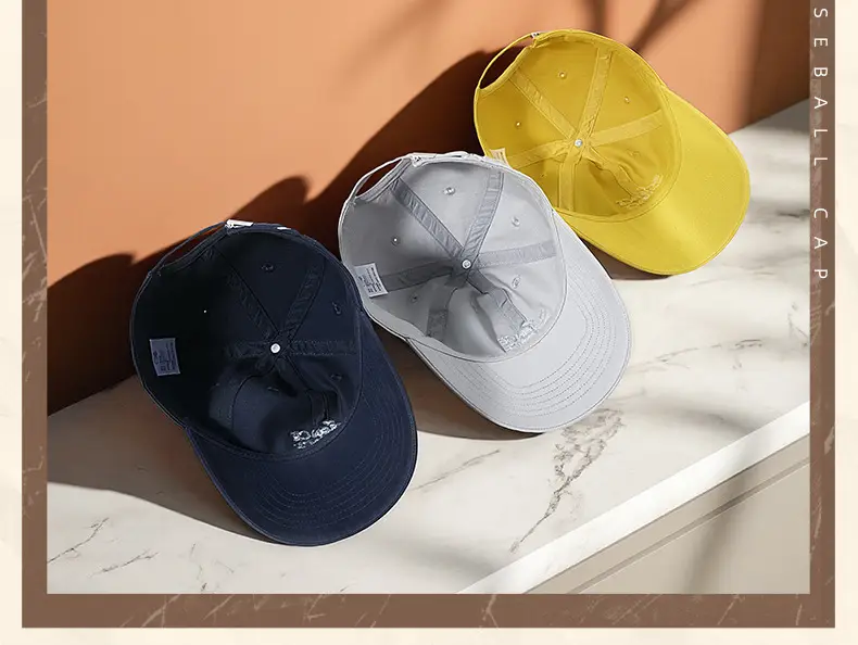 Men Sunscreen Baseball Caps Korean Soft Cotton All Colors — feature 28