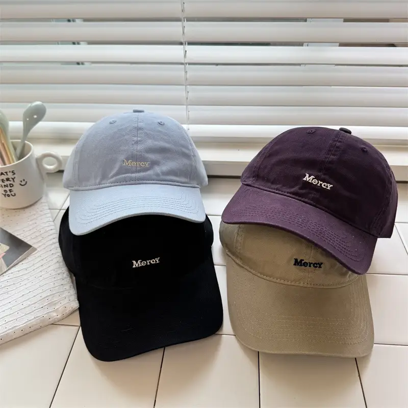 American-style Beige Letter Cap for Women Men - Image 10