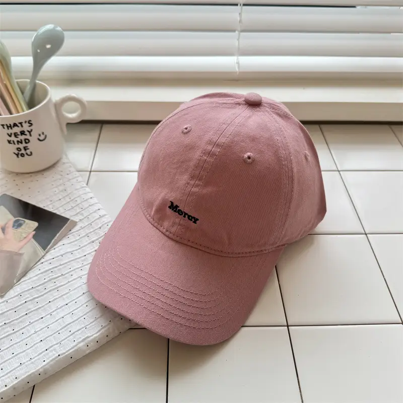 American-style Beige Letter Cap for Women Men - Image 6