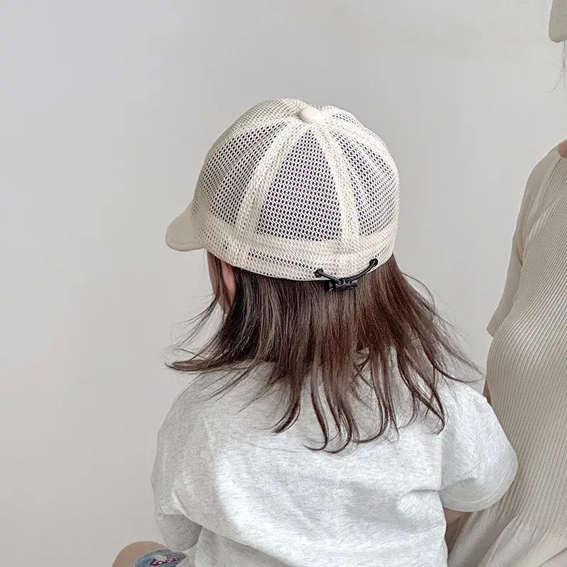 Girls Mesh Sun Hat with Brim Cap - Image 8