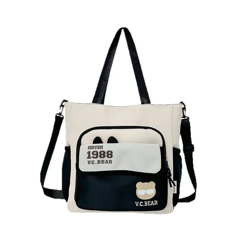 Korean Style Large Cap Bag for Students Crossbody Satchel - Image 9