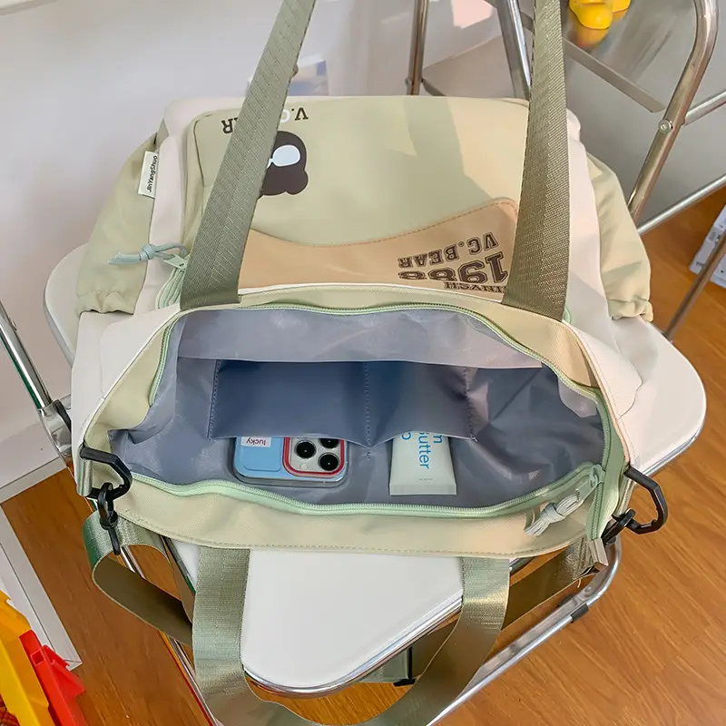 Korean Style Large Cap Bag for Students Crossbody Satchel — feature 31