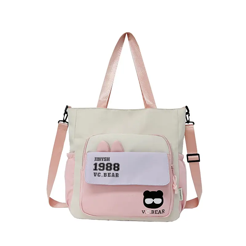 Korean Style Large Cap Bag for Students Crossbody Satchel — feature 36