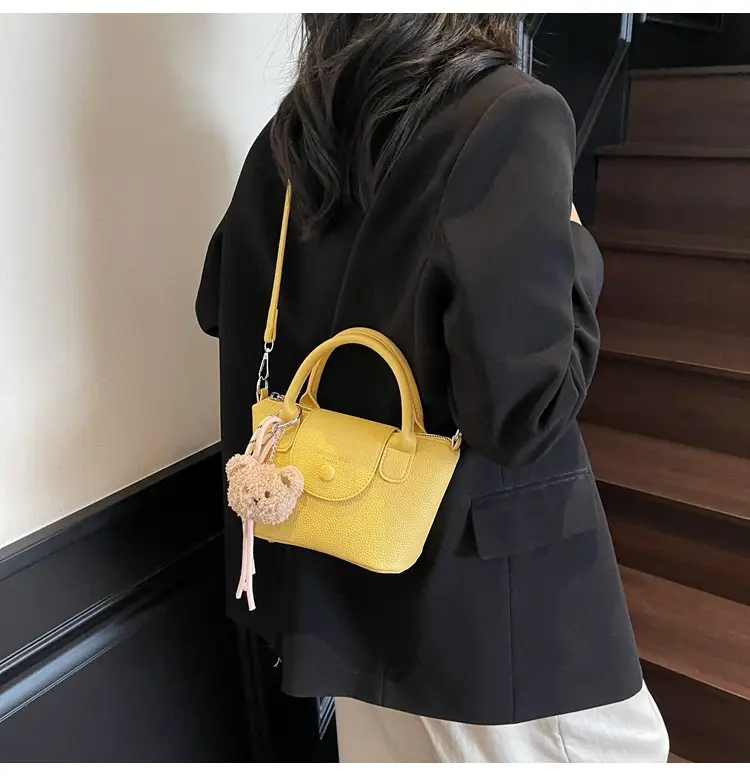 2026 Cross-Border Korean Version High-Quality Yellow Dumpling Bag — feature 29