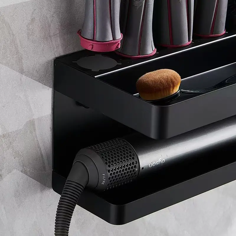 Dyson Curling Iron Holder Punch-Free Bathroom Rack Bathroom Storage Styling Hairdresser Dyson Storage Rack