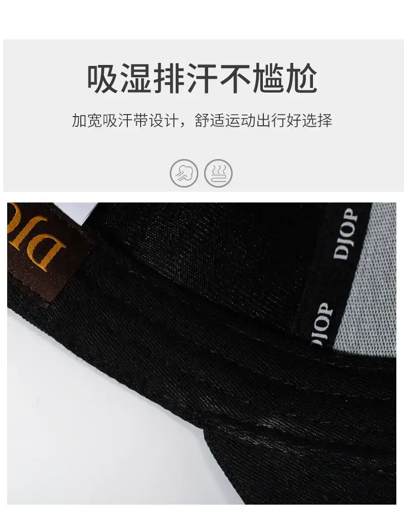 Men's Black Embroidered Baseball Cap with Korean Logo — feature 3
