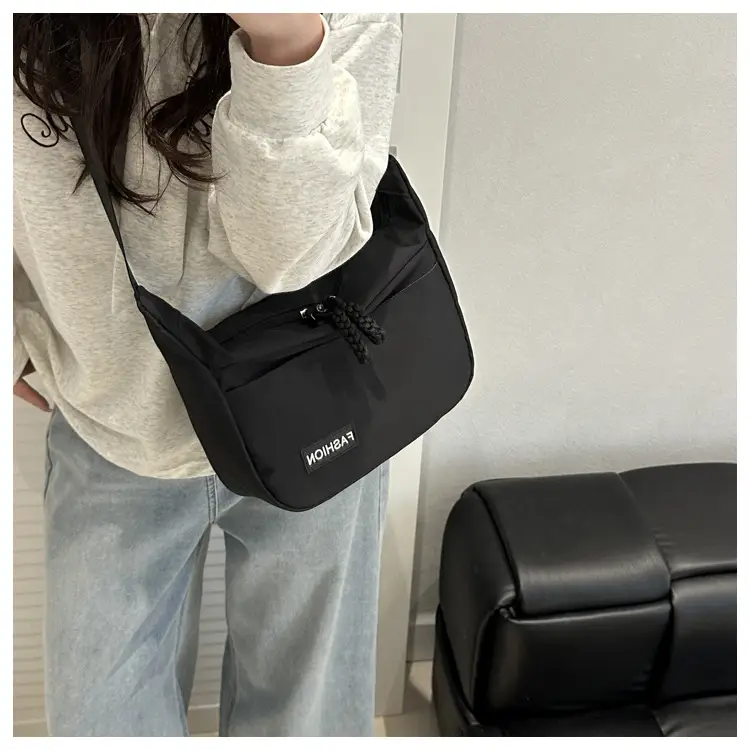 Lightweight Blue Canvas Shoulder Crossbody Bag for Women — feature 20