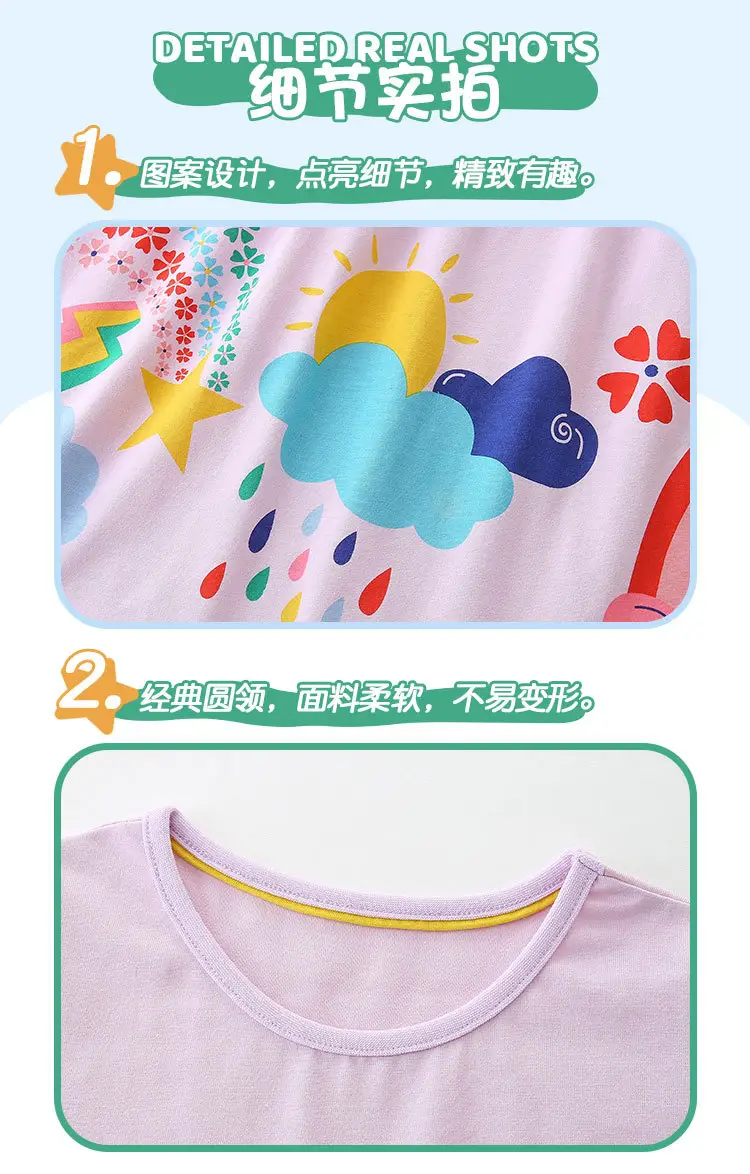 Girls' Cartoon Print Princess Dress 26 Summer — feature 4