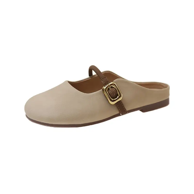 Women's Mary Jane Slip-on Slippers Beige 2025 - Image 7