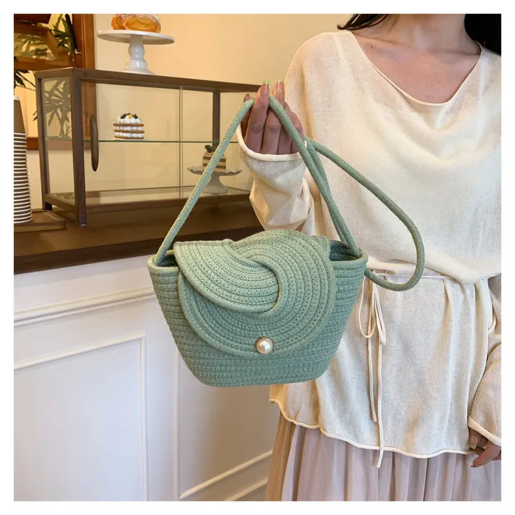 Pearl Pearl Flap Crossbody Bag for Women — feature 13