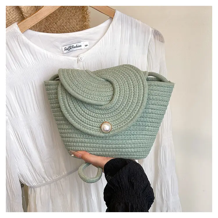 Pearl Pearl Flap Crossbody Bag for Women — feature 21