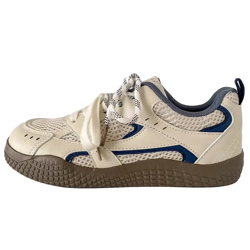Spring 2025 New White Shoes Mesh Breathable Sports Casual Shoes Fashionable All-match Non-slip German Training Shoes for Women - Image 8