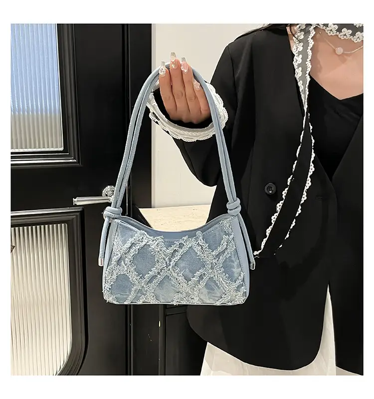 Pink Quilted Shoulder Crossbody Bag for Women — feature 17