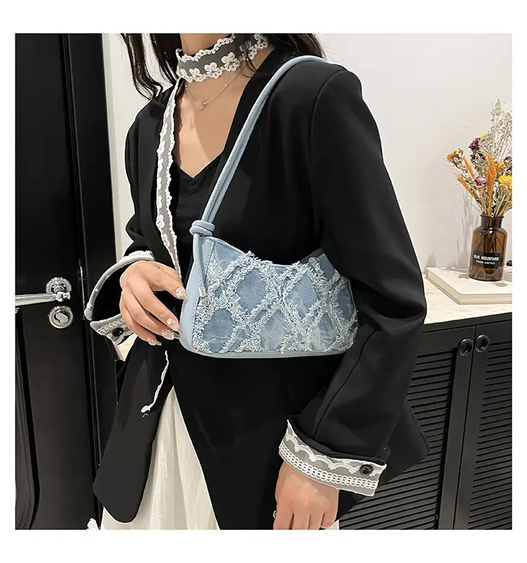 Pink Quilted Shoulder Crossbody Bag for Women — feature 20