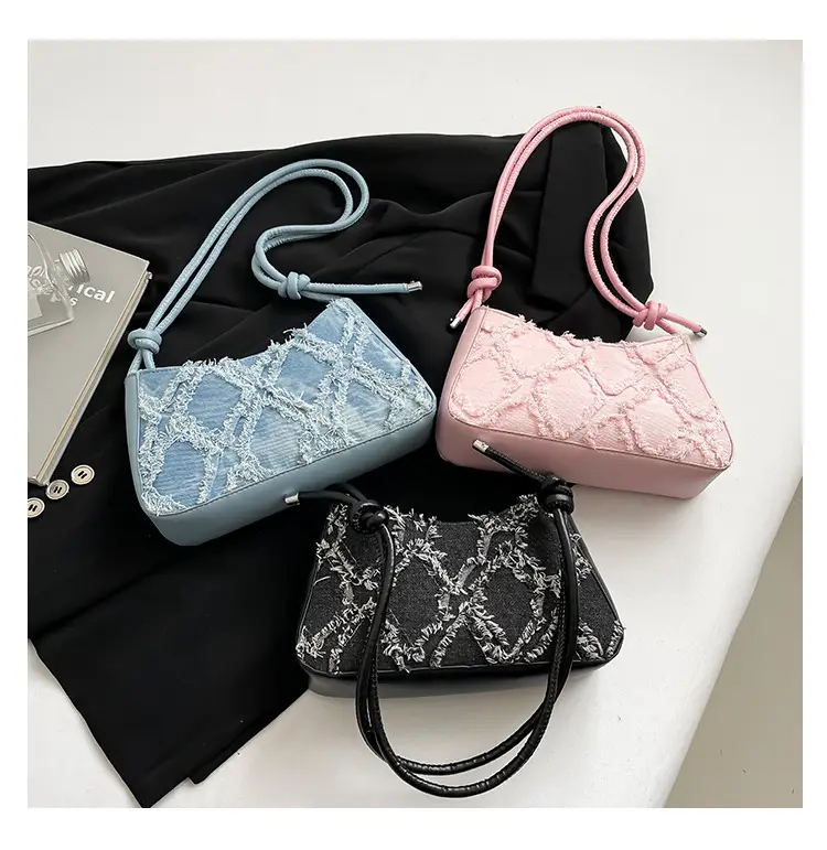 Pink Quilted Shoulder Crossbody Bag for Women — feature 21