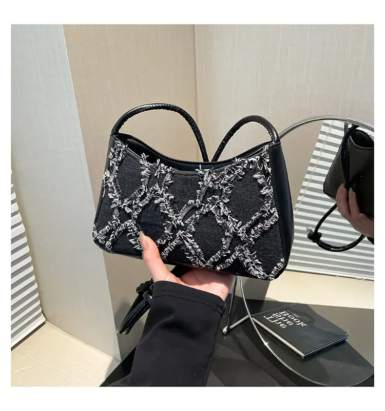 Pink Quilted Shoulder Crossbody Bag for Women — feature 28