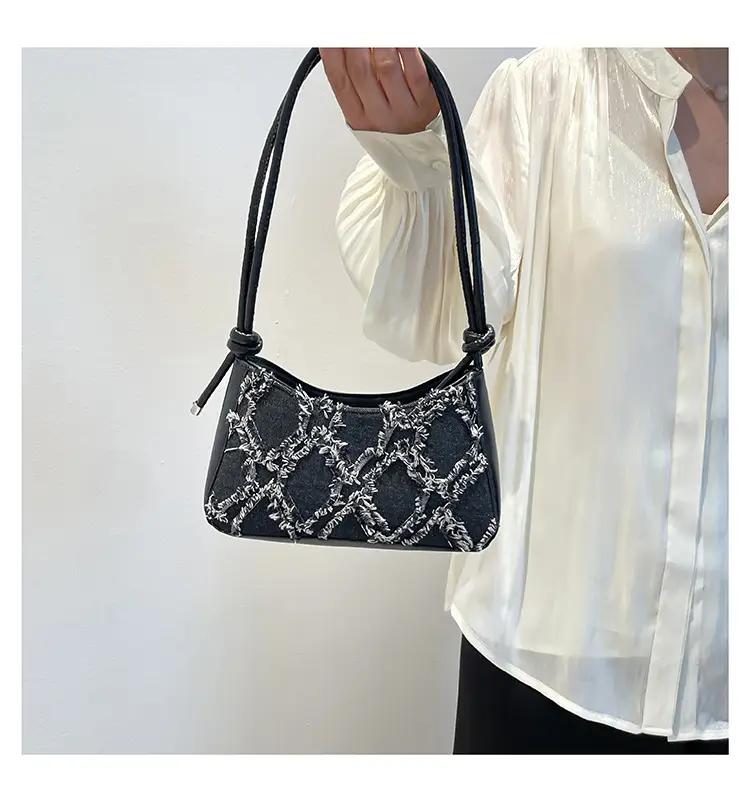 Pink Quilted Shoulder Crossbody Bag for Women — feature 9