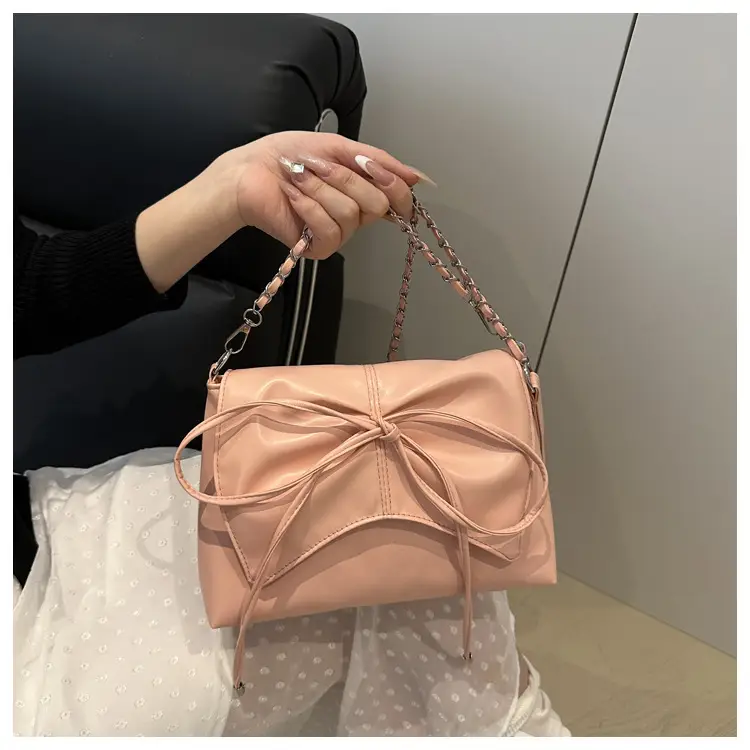 Light Luxury Women's Bow Bag with Chain Strap — feature 13