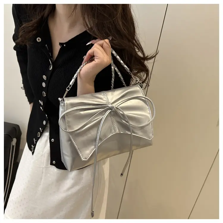 Light Luxury Women's Bow Bag with Chain Strap — feature 16