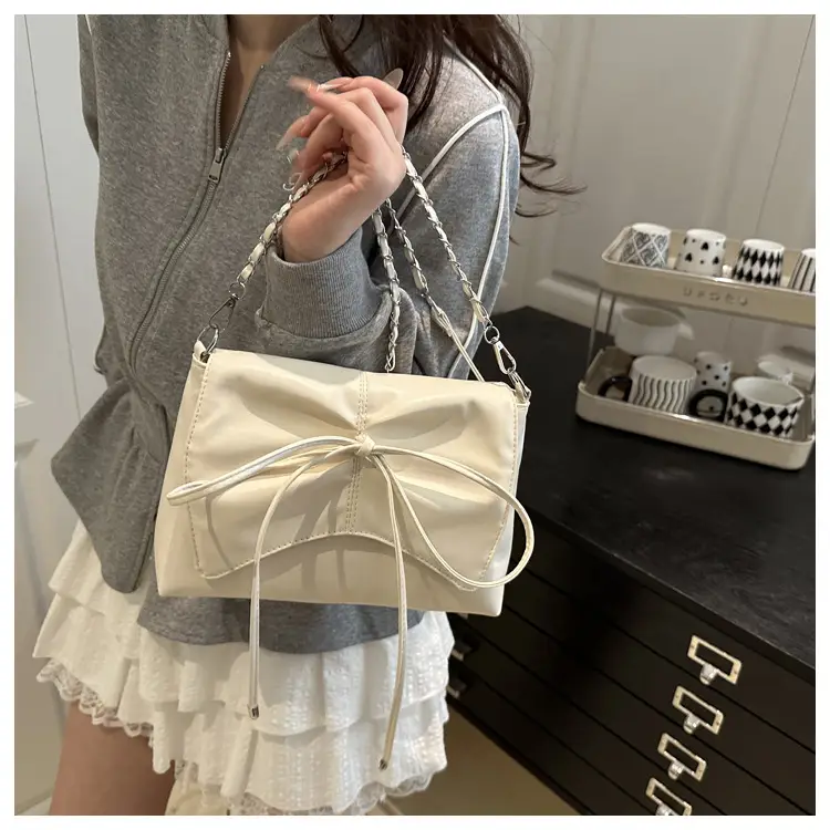 Light Luxury Women's Bow Bag with Chain Strap — feature 20