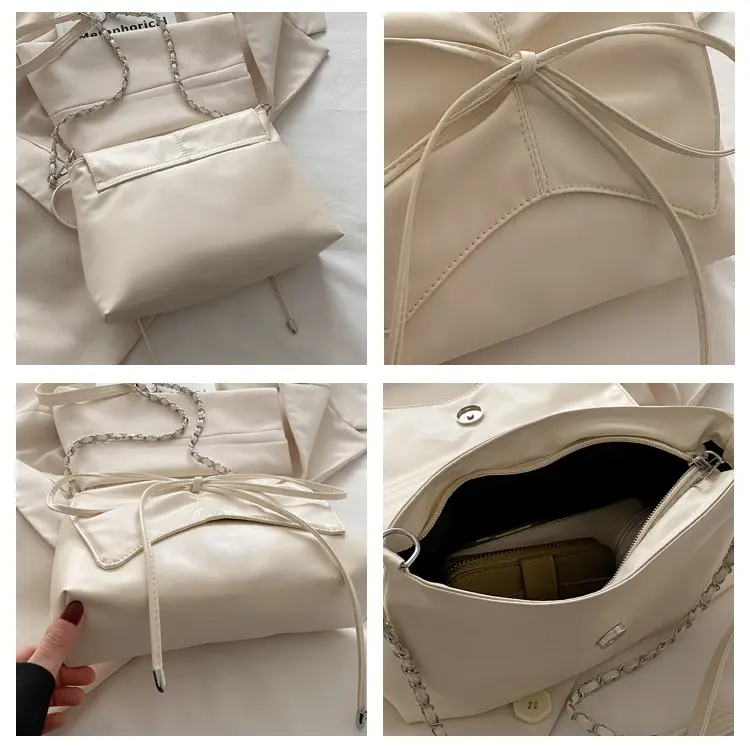 Light Luxury Women's Bow Bag with Chain Strap — feature 8