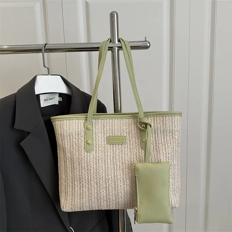 Women's Woven Straw Shoulder Bag Large Capacity 2025 - Image 6