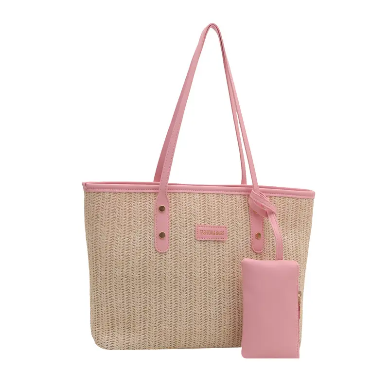 Women's Woven Straw Shoulder Bag Large Capacity 2025 - Image 9