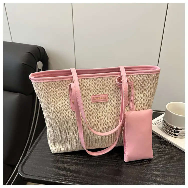 Women's Woven Straw Shoulder Bag Large Capacity 2025 — feature 22