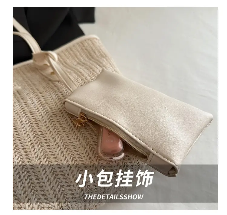 Women's Woven Straw Shoulder Bag Large Capacity 2025 — feature 4
