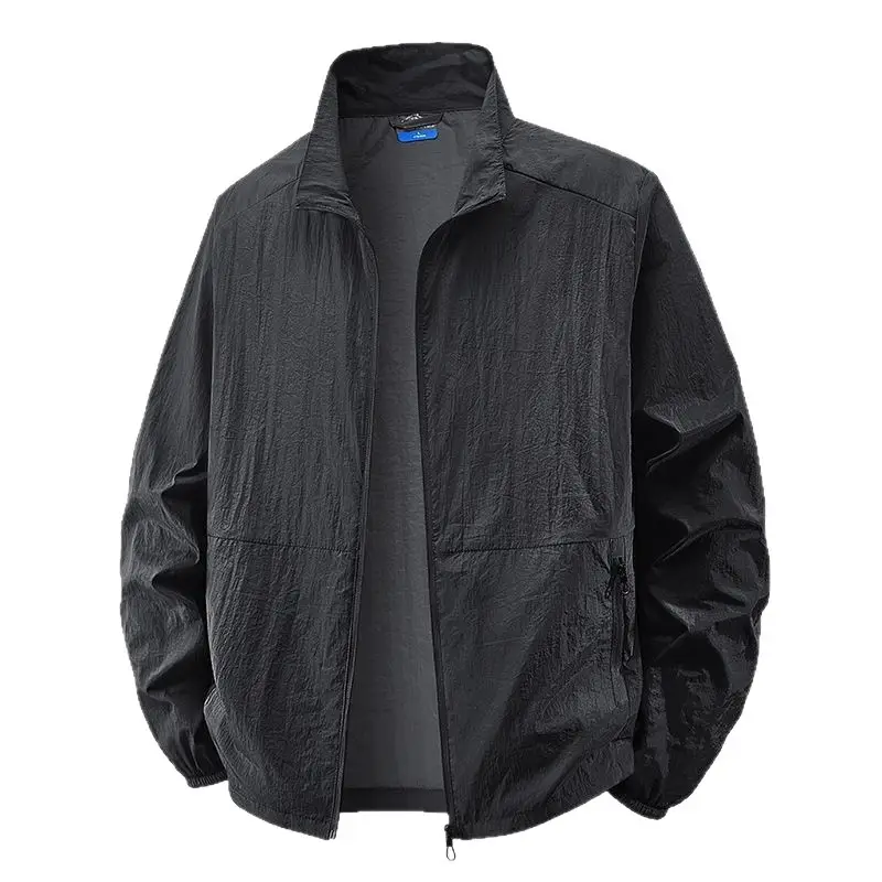 2025 New Men's Jacket Outer Wear Outdoor Sports Loose Korean Style Casual Jacket Trendy Breathable Jacket Men's Clothing