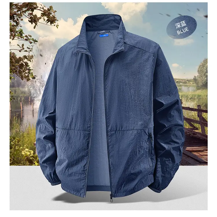 2025 New Men's Jacket Outer Wear Outdoor Sports Loose Korean Style Casual Jacket Trendy Breathable Jacket Men's Clothing — feature 16
