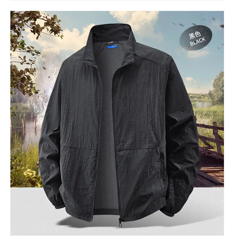 2025 New Men's Jacket Outer Wear Outdoor Sports Loose Korean Style Casual Jacket Trendy Breathable Jacket Men's Clothing — feature 18