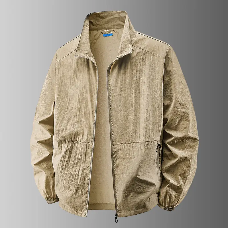 2025 New Men's Jacket Outer Wear Outdoor Sports Loose Korean Style Casual Jacket Trendy Breathable Jacket Men's Clothing