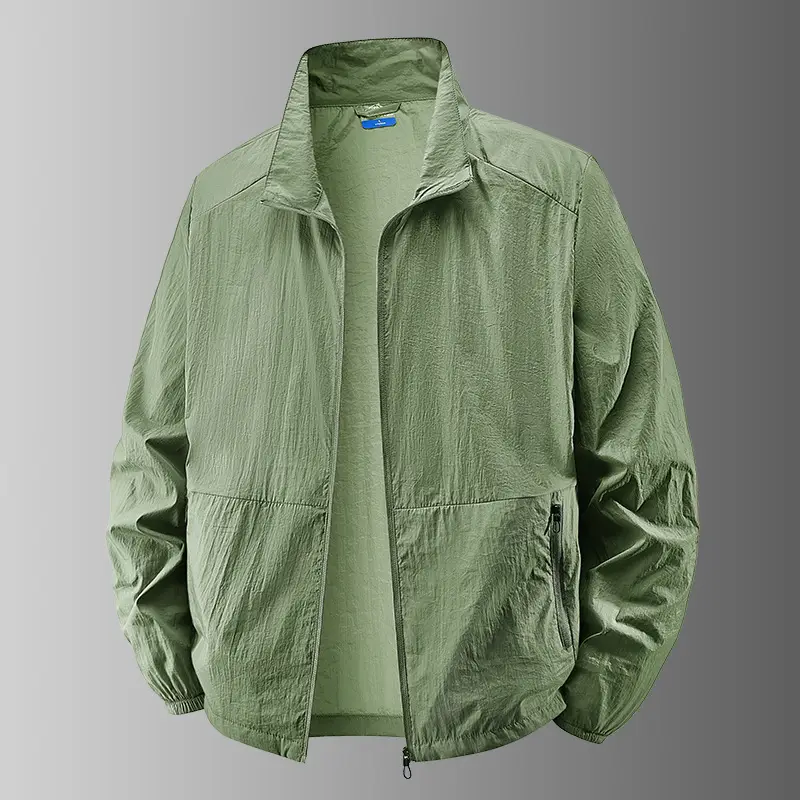 2025 New Men's Jacket Outer Wear Outdoor Sports Loose Korean Style Casual Jacket Trendy Breathable Jacket Men's Clothing