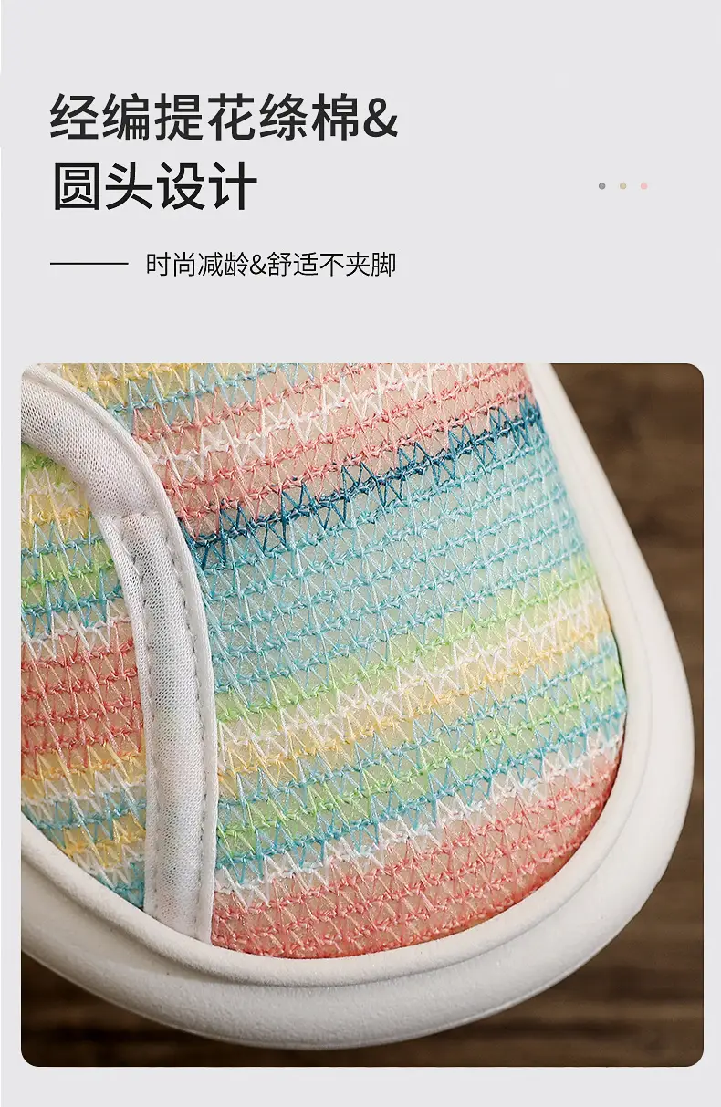 Thin Postpartum Shoes for Women Spring and Summer Thick-Soled Velcro Home Maternity Bag Heel Soft-Soled Cotton Slippers Non-Slip Wholesale — feature 10