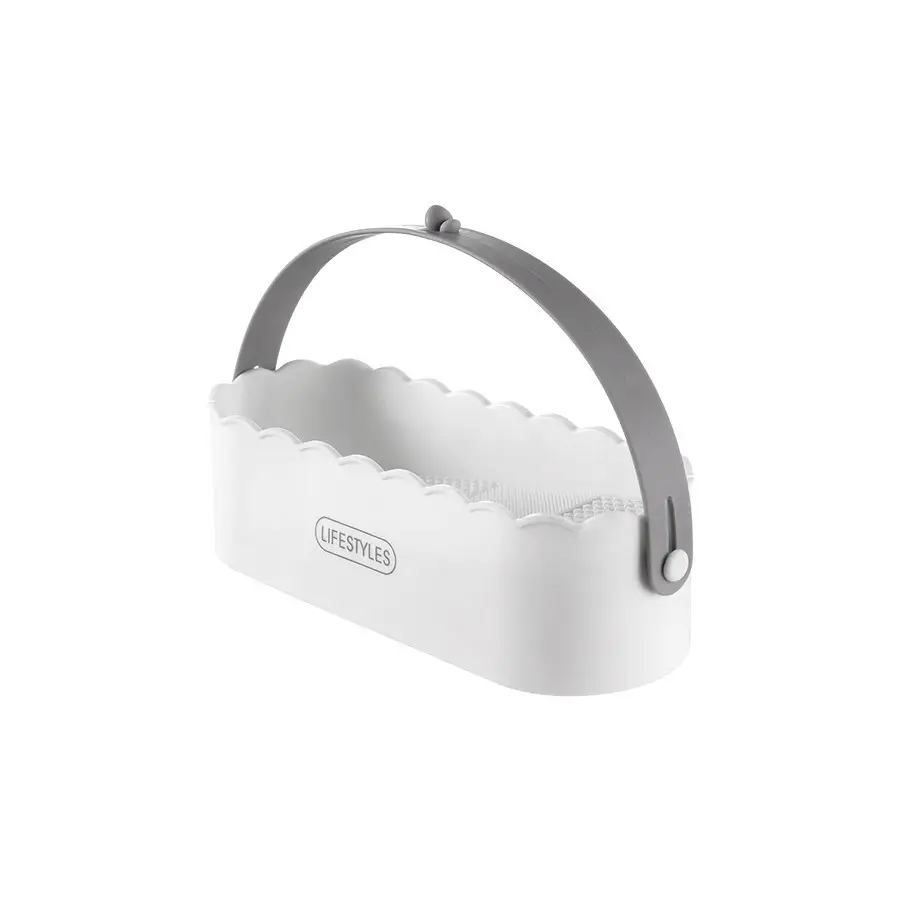 Fasola Makeup Brush Cleaning Box White Silicone Scrubber - Image 6
