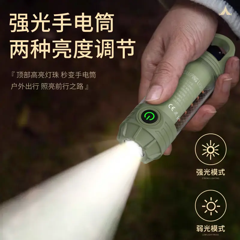 Portable Mini Camping Light Strong Flashlight Outdoor Use - Image 4