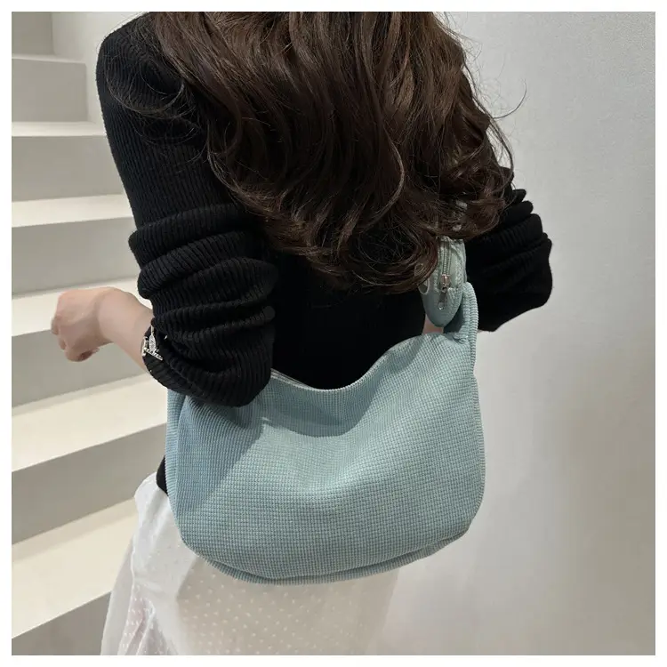 Corduroy Shoulder Crossbody Bag White 2026 — feature 34