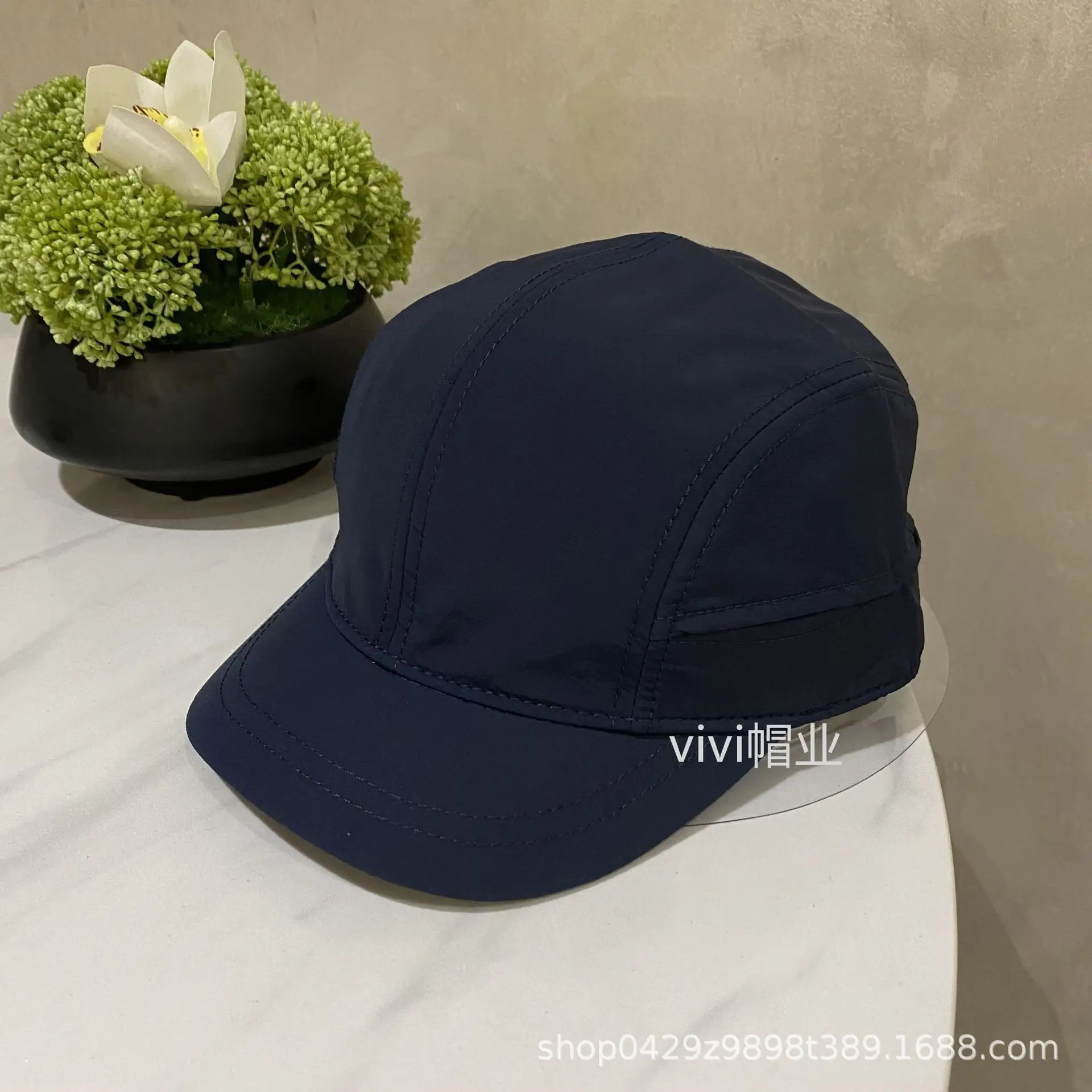Men's Grey Baseball Cap Summer Quick Dry Breathable