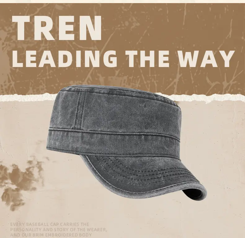 2025 Men Sun Hat Retro Washed Cotton Wide Bristle — feature 8