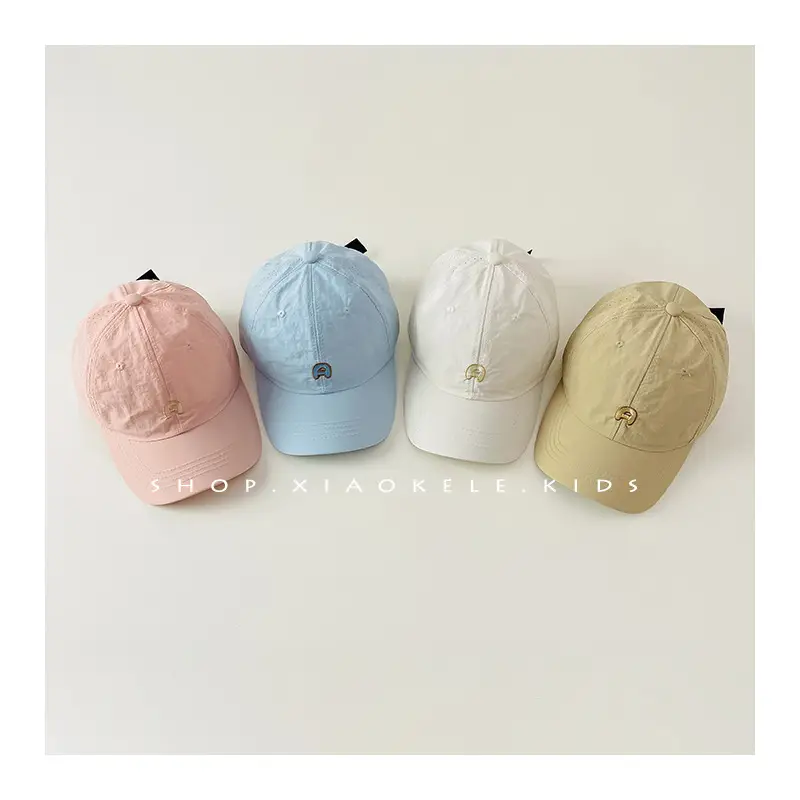 Children's Sunscreen Cap Summer New Boys Baseball Cap Ins South Korea Baby Sun Hat Thin Quick-drying Cap - Image 8