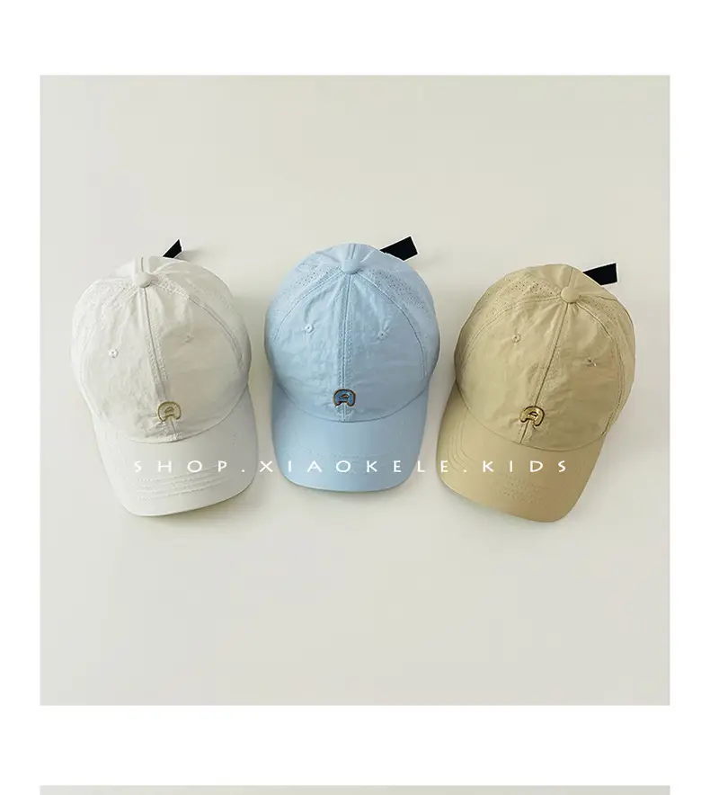 Children's Sunscreen Cap Summer New Boys Baseball Cap Ins South Korea Baby Sun Hat Thin Quick-drying Cap — feature 10