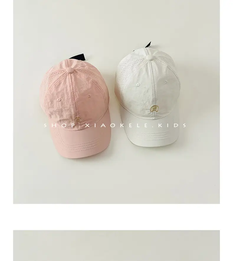 Children's Sunscreen Cap Summer New Boys Baseball Cap Ins South Korea Baby Sun Hat Thin Quick-drying Cap — feature 11