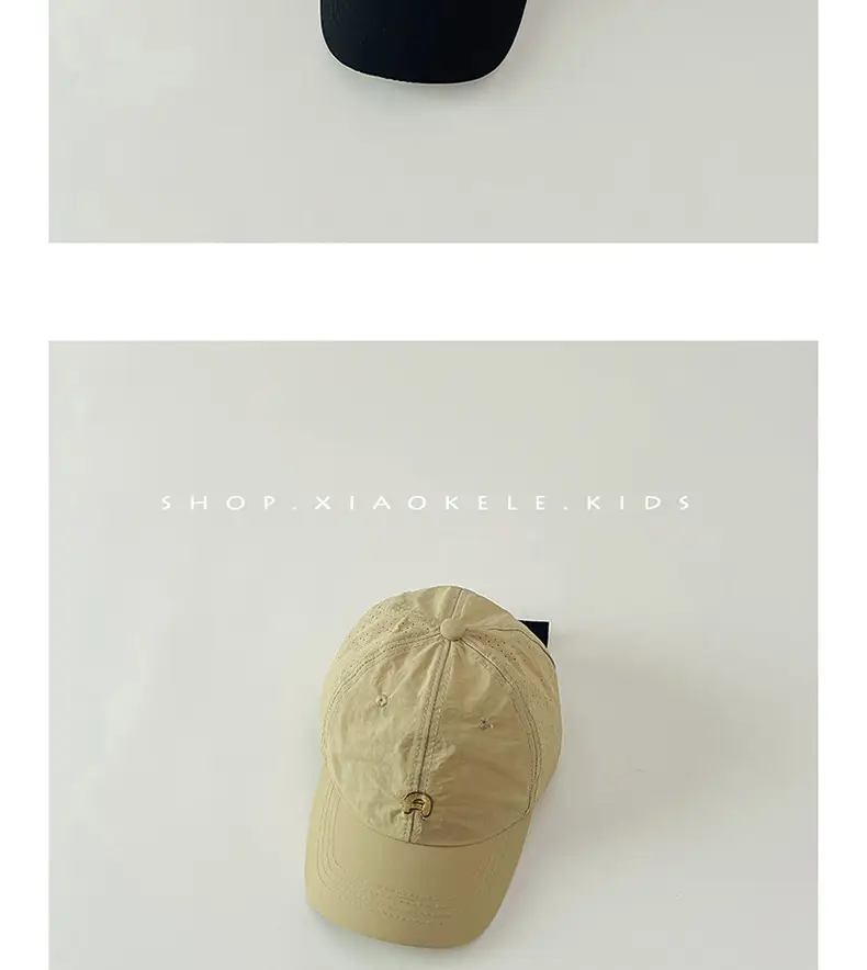 Children's Sunscreen Cap Summer New Boys Baseball Cap Ins South Korea Baby Sun Hat Thin Quick-drying Cap — feature 16